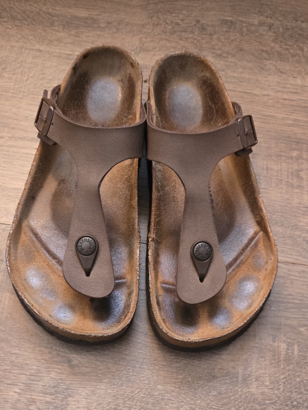Birkenstock Gizeh Brown Size 38/8 Womwn's